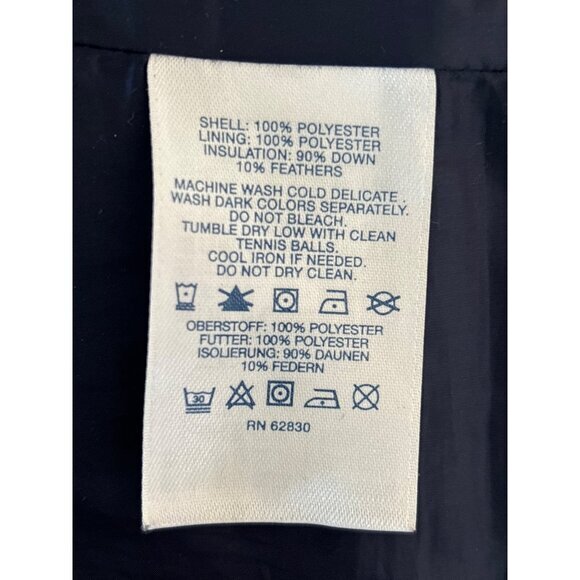 Lands End Women’s Size Small Down Puffer Jacket‎ Multi Color Abstract Print - Picture 10 of 10